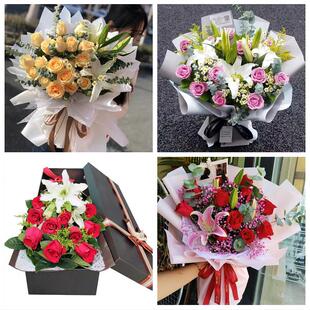 延安安塞区志丹吴起甘泉富县同城鲜花店订玫瑰百合送女友老婆生日