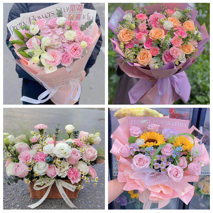 连云港市东海县灌云县灌南县同城鲜花店玫瑰向日葵绣球送朋友生日