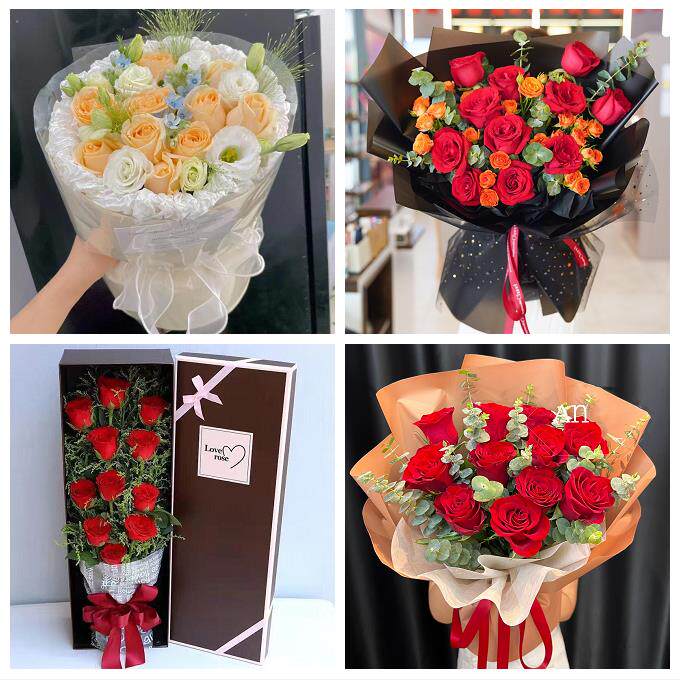 送吉林省白城市洮南市大安市同城鲜花店三八玫瑰送闺蜜女朋友老婆