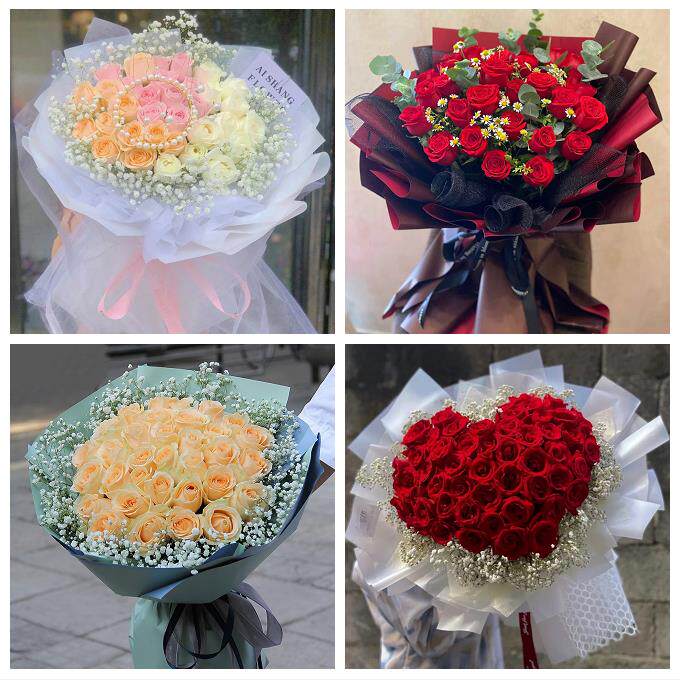 宁夏中卫市沙坡头区中宁海原县同城鲜花店送11朵33枝玫瑰表白女友