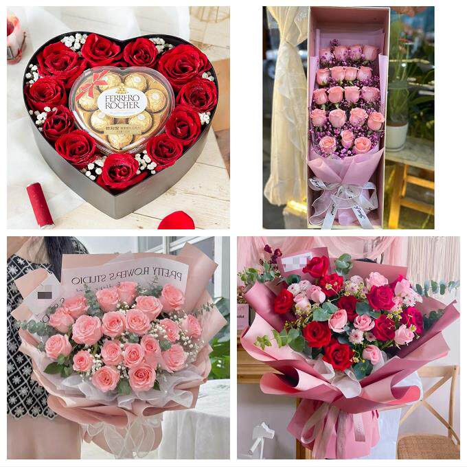 北京市石景山区鲁谷八宝山老山同城鲜花店订情人节玫瑰送女友老婆