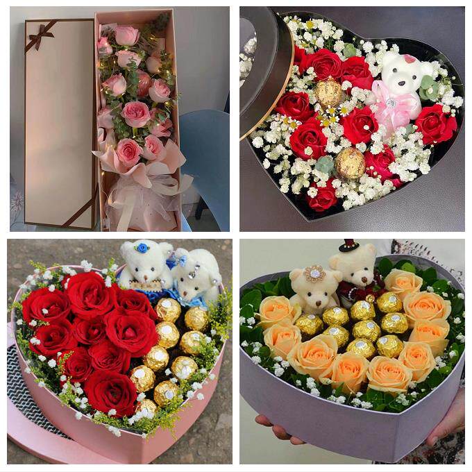 抚州市溪县资溪县东乡广昌县同城鲜花店平安夜玫瑰礼盒送女友老婆