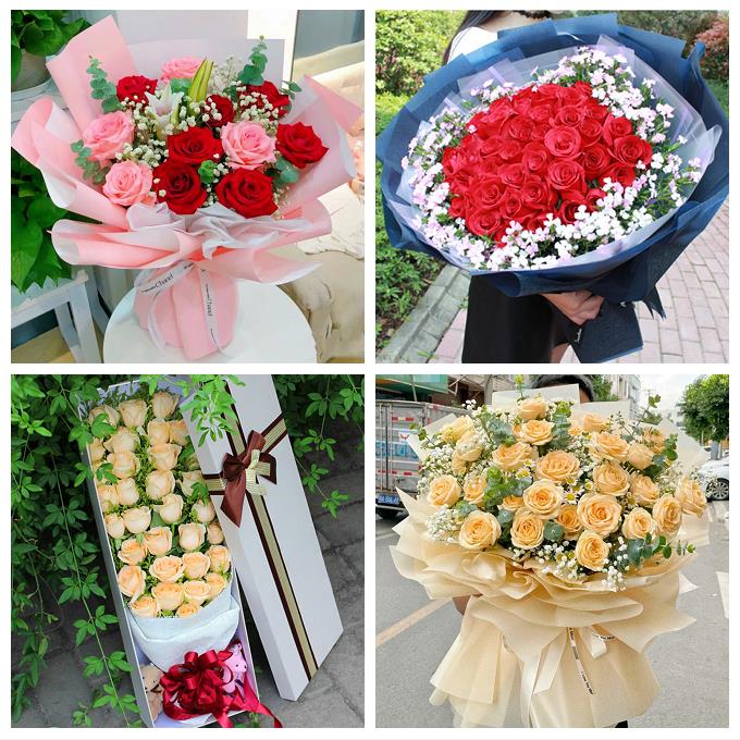 锦州市黑山县义县凌海北镇市同城鲜花店11朵19红玫瑰七夕节送老婆