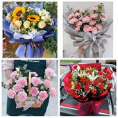 齐齐哈尔市龙江依安泰来甘南同城鲜花店38女王节康乃馨送妈妈婆婆
