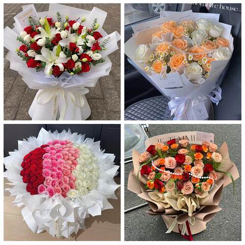 鹤岗市向阳工农区南山兴安区同城鲜花店玫瑰向日葵绣球送朋友生日