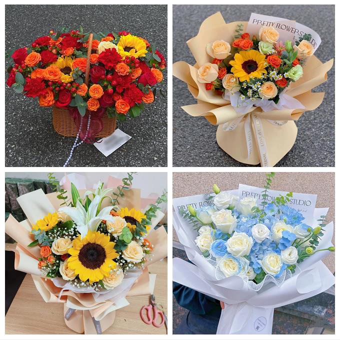 珠海香洲斗门金湾金唐南湾区同城鲜花店玫瑰混搭花束配送领导女友