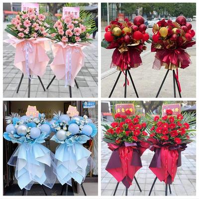 送渭南市富平县韩城市华阴市同城花店公司会展新店开张送开业花篮