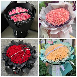 怀化市芷江靖州通道县洪江市同城鲜花店情人节送老婆玫瑰表白女友
