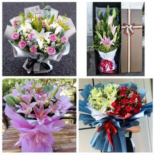 潍坊市临朐昌乐县青州诸城市同城鲜花店订玫瑰百合送女友老婆生日