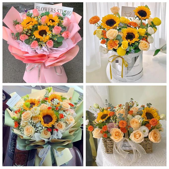 济宁市任城兖州区微山鱼台县同城鲜花店玫瑰混搭花束配送领导女友