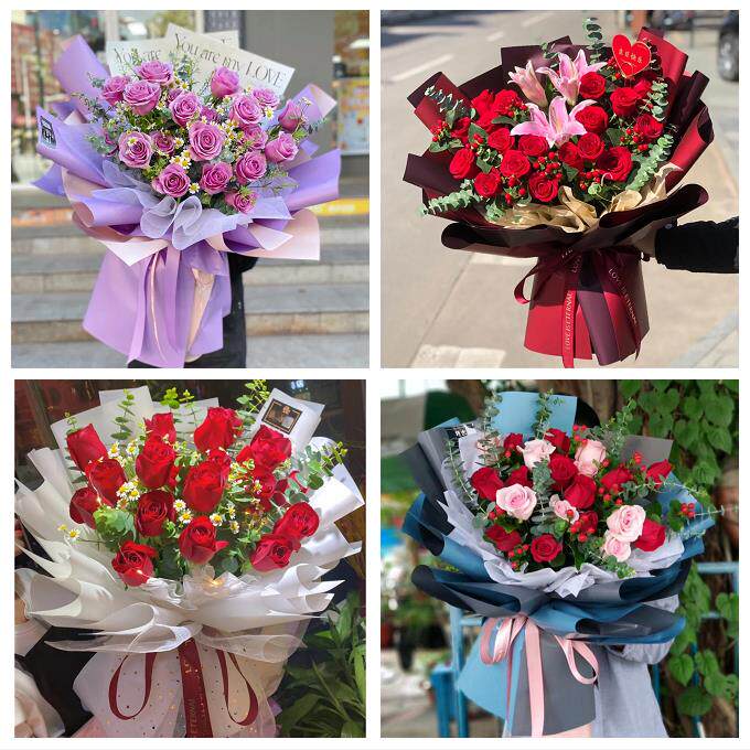 湖南湘潭市湘乡市韶山市易俗河同城鲜花店送11朵33枝玫瑰表白女友