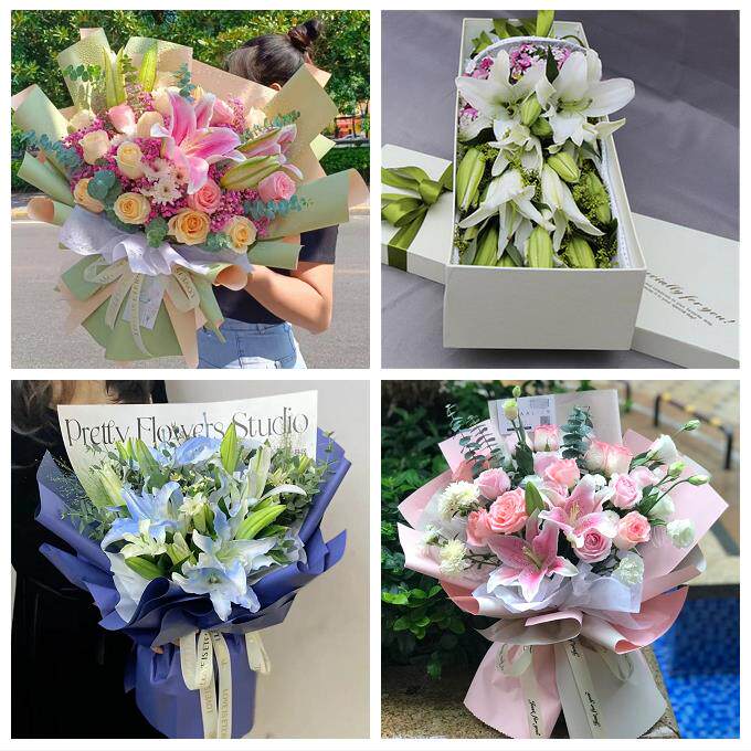 南通市如东启东如皋市海门市同城鲜花店送闺蜜女朋友百合玫瑰花束