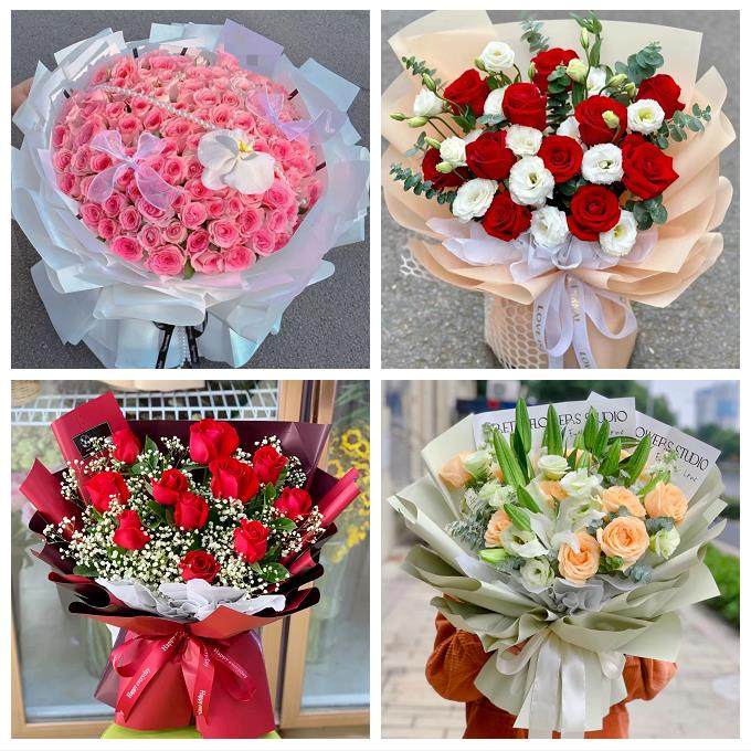 陕西咸阳市彬县长武县旬邑县同城鲜花店脱单表白玫瑰花束送女朋友