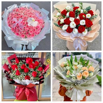 陕西咸阳市彬县长武县旬邑县同城鲜花店脱单表白玫瑰花束送女朋友