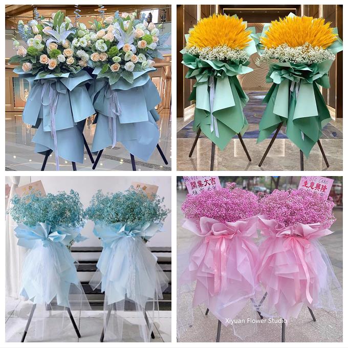 大麦开业花篮送公司乔迁湖南常德市桃源县石门县津市市同城鲜花店