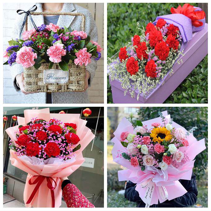 北京市房山区东风迎风星城街同城鲜花店38女王节康乃馨送妈妈婆婆