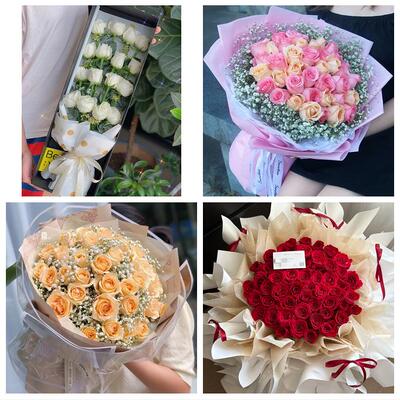 玫瑰花束表白女友老婆生日上饶市鄱阳万年婺源县德兴市同城鲜花店