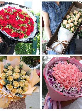 玫瑰花束表白女友老婆生日福州市鼓楼台江区仓山马尾区同城鲜花店