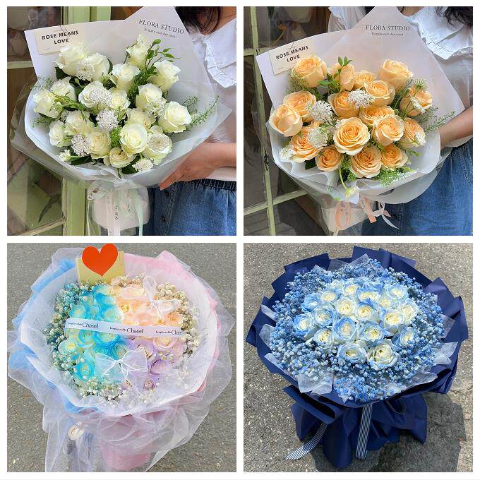 连云港市东海县灌云县灌南县同城鲜花店女神节玫瑰花束送老婆女友