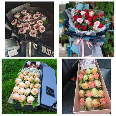 上海市浦东新区南汇新城康桥镇同城鲜花店送11朵33枝玫瑰表白女友