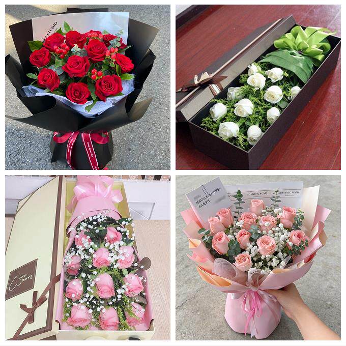 阳泉城区矿区郊区平定县盂县同城鲜花店情人节送老婆玫瑰表白女友