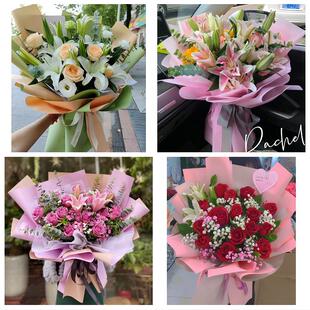 伊春红星区上甘岭嘉荫铁力市同城鲜花店订玫瑰百合送女友老婆生日