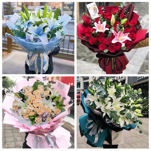 送锦州市古塔区凌河区太和区同城鲜花店订玫瑰百合送女友老婆生日