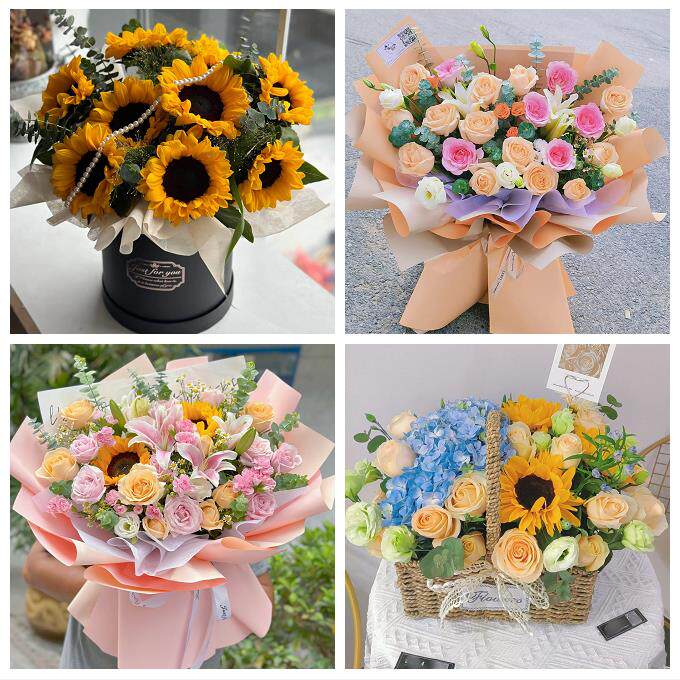 云南省文山州广南县富宁县附近同城鲜花店向日葵玫瑰混搭生日花束