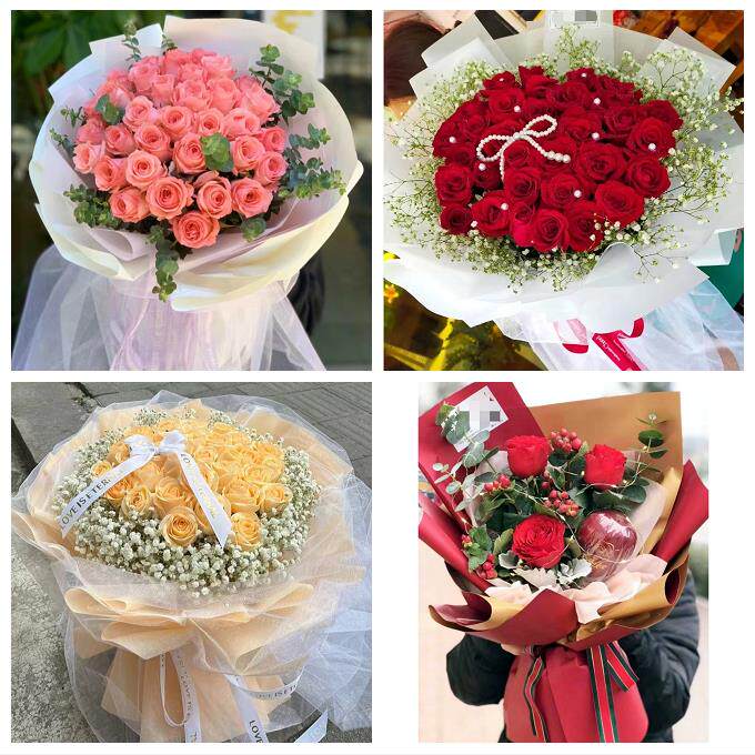 送深圳市宝安区松岗燕罗公明同城鲜花店平安夜玫瑰礼盒送女友老婆