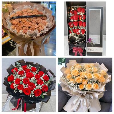 深圳市南山区南头南山招商蛇口鲜花店同城配送女朋友草莓玫瑰花束