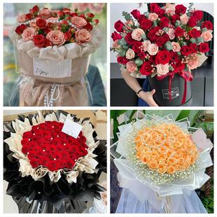 送四平市铁西区铁东区梨树县同城鲜花店三八玫瑰送闺蜜女朋友老婆