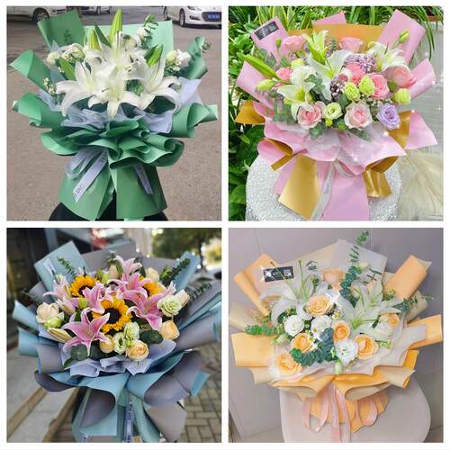 鸡西市城子河区麻山区恒山市同城鲜花店订玫瑰百合送女友老婆生日