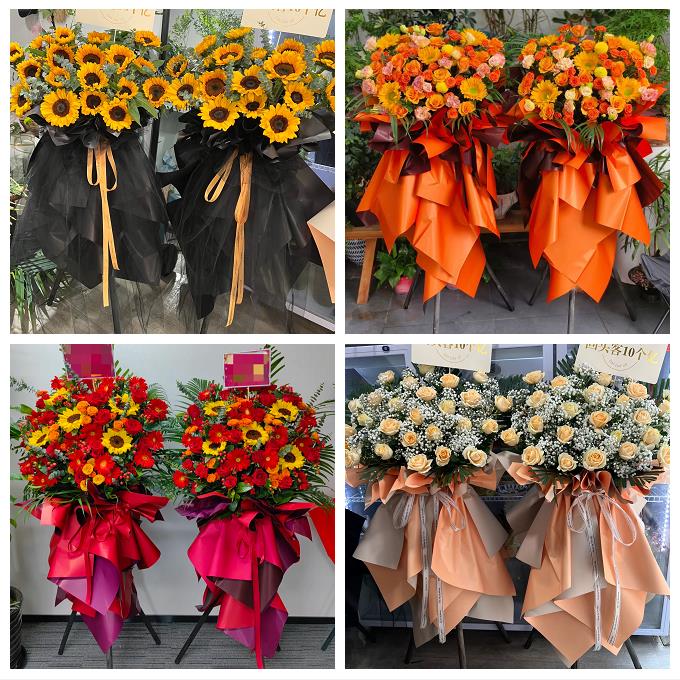 送宁波市余姚市慈溪市奉化市同城鲜花店订开业花篮送朋友公司乔迁
