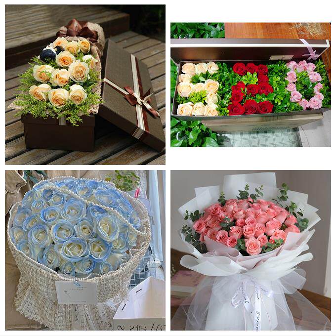 黑龙江佳木斯市向阳区前进郊区同城鲜花店送11朵33枝玫瑰表白女友