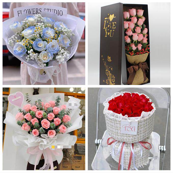 北京市大兴区庞各庄镇北臧村镇同城鲜花店纪念日送玫瑰花女友生日