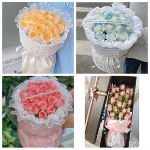 海西州格尔木市德令哈市天峻同城鲜花店情人节玫瑰花束礼盒送女友