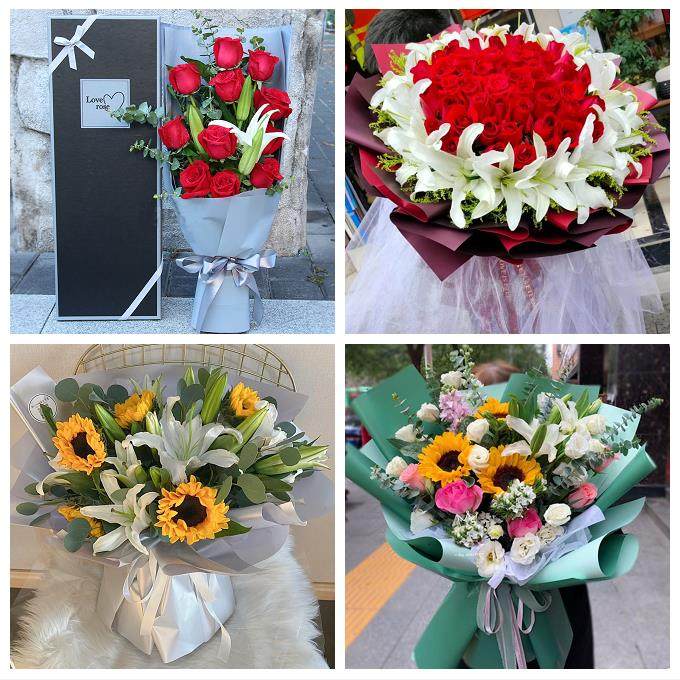 北京石景山区金顶街广宁五里坨同城鲜花店玫瑰香水百合送女友闺蜜