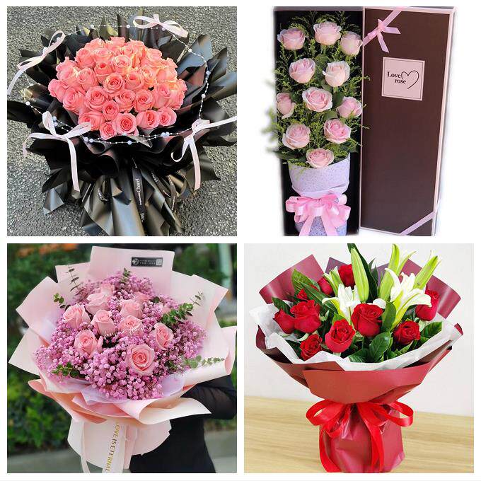 珠海香洲斗门金湾金唐南湾区同城鲜花店三八玫瑰送闺蜜女朋友老婆