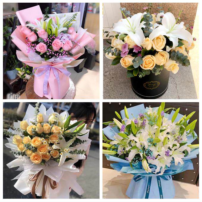 上饶市信州广丰区上饶玉山县同城鲜花店订玫瑰百合送女友老婆生日