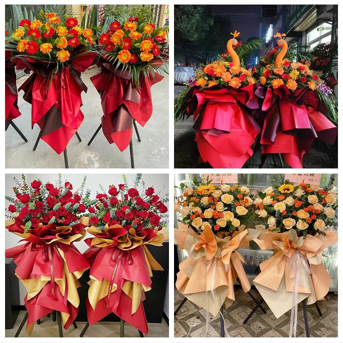 唐山市路南路北古冶区开平区同城鲜花店新店开业花篮公司乔迁开张