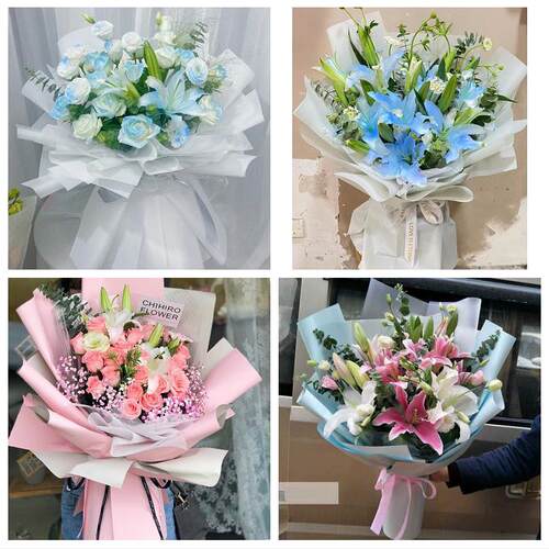 保定市唐县高阳容城县涞源县同城鲜花店订玫瑰百合送女友老婆生日