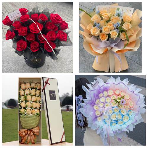 送铜仁市玉屏县石阡县思南县同城鲜花店11朵19红玫瑰七夕节送老婆
