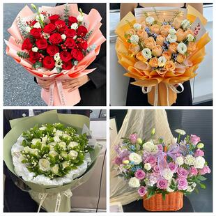 河北保定市唐县高阳涞源定兴县同城鲜花店老婆女友生日送玫瑰表白
