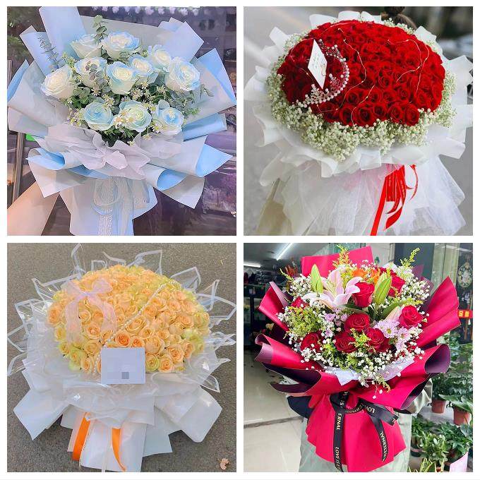 辽宁锦州黑山县义县凌海北镇市鲜花店同城配送女朋友草莓玫瑰花束