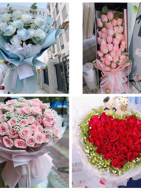 北京市东城区天坛永定门外街道同城鲜花店订圣诞玫瑰送女朋友老婆