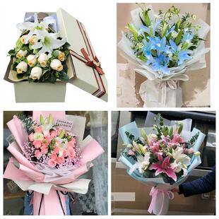 送晋城市陵川县泽州县高平市同城鲜花店订玫瑰百合送女友老婆生日