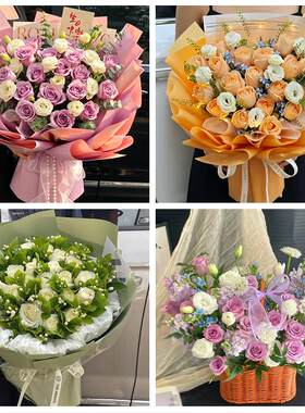 广西南宁市西乡塘区良庆邕宁区同城鲜花店老婆女友生日送玫瑰表白