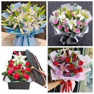 固原市原州区西吉隆德泾源县同城鲜花店订玫瑰百合送女友老婆生日