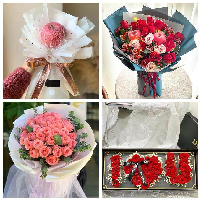 送鹰潭市月湖区余江县贵溪市同城鲜花店平安夜玫瑰礼盒送女友老婆
