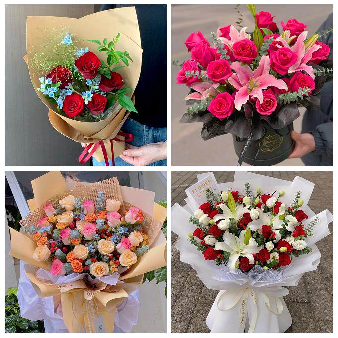 海口市秀英龙华琼山区美兰区同城鲜花店玫瑰向日葵绣球送朋友生日